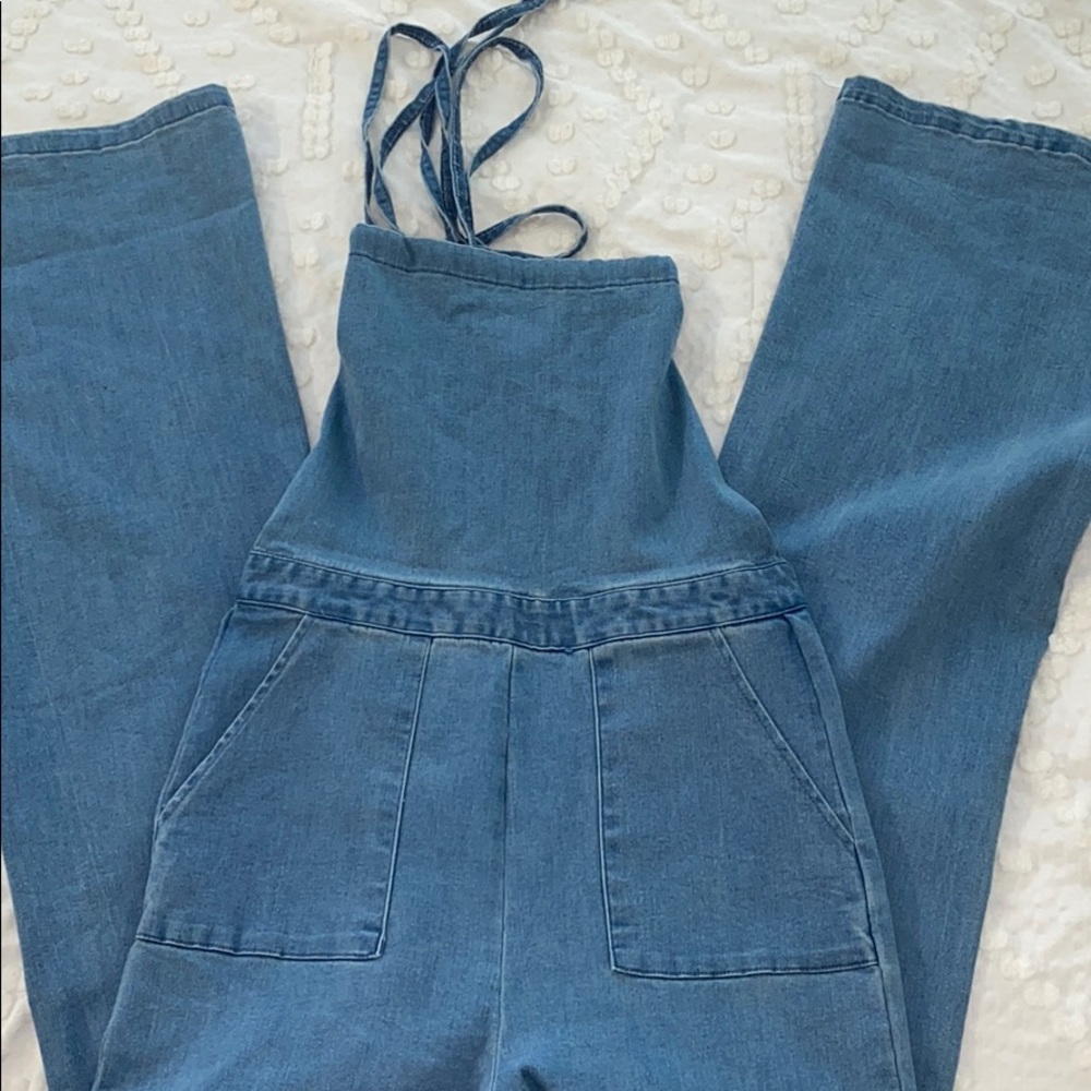 Denim Romper
